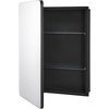 image:imageVEVOR Medicine Cabinet 165 x 275 inch Medicine Cabinet for Bathroom with Mirror Aluminum Frame Bathroom Wall Cabinet 3Layer Adjustable Shelves Recessed amp WallMounted Installation24x30in