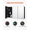 image:imageVEVOR Medicine Cabinet 165 x 275 inch Medicine Cabinet for Bathroom with Mirror Aluminum Frame Bathroom Wall Cabinet 3Layer Adjustable Shelves Recessed amp WallMounted Installation255x40in
