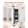 image:imageVEVOR Medicine Cabinet 165 x 275 inch Medicine Cabinet for Bathroom with Mirror Aluminum Frame Bathroom Wall Cabinet 3Layer Adjustable Shelves Recessed amp WallMounted Installation16x24in