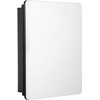 image:imageVEVOR Medicine Cabinet 165 x 275 inch Medicine Cabinet for Bathroom with Mirror Aluminum Frame Bathroom Wall Cabinet 3Layer Adjustable Shelves Recessed amp WallMounted Installation24x30in