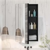 image:imageVEVOR Medicine Cabinet 165 x 275 inch Medicine Cabinet for Bathroom with Mirror Aluminum Frame Bathroom Wall Cabinet 3Layer Adjustable Shelves Recessed amp WallMounted Installation14x24in
