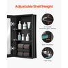 image:imageVEVOR Medicine Cabinet 165 x 275 inch Medicine Cabinet for Bathroom with Mirror Aluminum Frame Bathroom Wall Cabinet 3Layer Adjustable Shelves Recessed amp WallMounted Installation14x24in