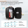 image:imageVEVOR Mini Fridge 6L Skincare Refrigerator with LED Light and HD Mirror ACDC Makeup Cooler for Skin Care Cosmetic Storage Chill Face Mask Drink Small Cooling for Bedroom Dorm Desktop BlackSmall