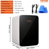 image:imageVEVOR Mini Fridge 6L Skincare Refrigerator with LED Light and HD Mirror ACDC Makeup Cooler for Skin Care Cosmetic Storage Chill Face Mask Drink Small Cooling for Bedroom Dorm Desktop BlackMedium