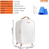 image:imageVEVOR Mini Fridge 6L Skincare Refrigerator with LED Light and HD Mirror ACDC Makeup Cooler for Skin Care Cosmetic Storage Chill Face Mask Drink Small Cooling for Bedroom Dorm Desktop BlackSmall