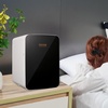 image:imageVEVOR Mini Fridge 6L Skincare Refrigerator with LED Light and HD Mirror ACDC Makeup Cooler for Skin Care Cosmetic Storage Chill Face Mask Drink Small Cooling for Bedroom Dorm Desktop BlackMedium