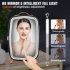 image:imageVEVOR Mini Fridge 6L Skincare Refrigerator with LED Light and HD Mirror ACDC Makeup Cooler for Skin Care Cosmetic Storage Chill Face Mask Drink Small Cooling for Bedroom Dorm Desktop BlackSmall