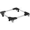 image:imageVEVOR Mini Fridge Stand 275 to 354 Universal Mobile Base with 4 Strong Feet 4 Locking Swivel Wheels Adjustable Furniture Mover Mobile Base for Washing Machine Refrigerator Washer and Dryer
