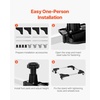 image:imageVEVOR Mini Fridge Stand 275 to 354 Universal Mobile Base with 4 Strong Feet 4 Locking Swivel Wheels Adjustable Furniture Mover Mobile Base for Washing Machine Refrigerator Washer and Dryer
