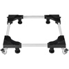 image:imageVEVOR Mini Fridge Stand 275 to 354 Universal Mobile Base with 4 Strong Feet 4 Locking Swivel Wheels Adjustable Furniture Mover Mobile Base for Washing Machine Refrigerator Washer and Dryer