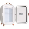 image:imageVEVOR Mini Fridge for Bedroom 6L Luxury Cosmetic Fridges  LED Light amp HD Mirror ACDC Portable Mini Fridge for Car Dorm Office Compact Personal Fridge for Beauty Face Mask Beverage Chill White