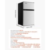 image:imageVEVOR Mini Fridge with Freezer 32 CuFt Dual Zone Compact Refrigerator 3 Modes Adjustable Temp Energy Efficient Small Fridge Reversible Door Low Noise for Bedroom Dorm Brushed StainlessBrushed Stainless