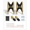 image:imageVEVOR Moving Straps Supports up to 1000 lbs 2Person Lifting and Moving System with 2 Harness amp 2 LoadBearing Straps Adjustable Lifting for Furniture Appliances Mattresses