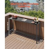 image:imageVEVOR Outdoor Bar Table 47 x 15 in Patio Bar Table Waterproof Top amp Sturdy Metal Frame Rectangle Counter Height Dining Tables Outdoor Furniture for Balcony Yard Hot Tub Poolside IndoorRectangle