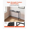 image:imageVEVOR Outdoor Bar Table 47 x 15 in Patio Bar Table Waterproof Top amp Sturdy Metal Frame Rectangle Counter Height Dining Tables Outdoor Furniture for Balcony Yard Hot Tub Poolside IndoorRectangle