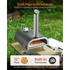 image:imageVEVOR Outdoor Pizza Oven 12 Inch Wood Fired Pizza Ovens Pellet PizzaStove with Thermometer Portable PizzaMaker for Outside Backyard Patio Camping PizzaStone Carry Bag Shovel BlackBlack