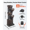image:imageVEVOR Outdoor Water Fountain 4961 in Height Fountain and Waterfall 5Tier Floor Standing JarShaped Cascading Fountains with LED Light and Pump for Outdoor Indoor Garden Home Patio amp Backyard4961 Inch