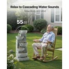 image:imageVEVOR Outdoor Water Fountain 4961 in Height Fountain and Waterfall 5Tier Floor Standing JarShaped Cascading Fountains with LED Light and Pump for Outdoor Indoor Garden Home Patio amp Backyard315 Inch