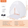image:imageVEVOR Paint Booth Tent 60 x 60 x 70 in PopUp Portable Spray Paint Tent with Builtin Floor Exhaust Window and Storage Bag Foldable Paint Booth for Furniture DIY Hobby Tool Painting Station