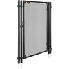 image:imageVEVOR Pool Fence Gate 4 x 25 ft Inground Swimming Pool Fences Gate Outdoor Security Fencing Door Kit with Metal Latch and Stopper 352 GSM Teslin PVC Mesh Square Tube Easy Installation Black4ft x 25ftManual Locking