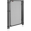 image:imageVEVOR Pool Fence Gate 4 x 25 ft Inground Swimming Pool Fences Gate Outdoor Security Fencing Door Kit with Metal Latch and Stopper 352 GSM Teslin PVC Mesh Square Tube Easy Installation Black4ft x 25ftSelfClosing