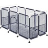 image:imageVEVOR Pool Storage Bin 6496 x 3346 x 6496 in Rolling Pool Float Storage Organizer with Side Pockets amp Noodles Holder Rack Durable Plastic Frame Poolside Toys Mesh Basket for Swimming PoolsPlastic Frame 626 x 32 x 36 in