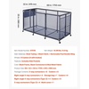 image:imageVEVOR Pool Storage Bin 6496 x 3346 x 6496 in Rolling Pool Float Storage Organizer with Side Pockets amp Noodles Holder Rack Durable Plastic Frame Poolside Toys Mesh Basket for Swimming PoolsMetal Frame 69 x 32 x 35 in