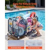 image:imageVEVOR Pool Storage Bin 6496 x 3346 x 6496 in Rolling Pool Float Storage Organizer with Side Pockets amp Noodles Holder Rack Durable Plastic Frame Poolside Toys Mesh Basket for Swimming PoolsPlastic Frame 626 x 32 x 36 in