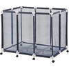 image:imageVEVOR Pool Storage Bin 6496 x 3346 x 6496 in Rolling Pool Float Storage Organizer with Side Pockets amp Noodles Holder Rack Durable Plastic Frame Poolside Toys Mesh Basket for Swimming PoolsPlastic Frame 48 x 33 x 39 in