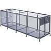image:imageVEVOR Pool Storage Bin 6496 x 3346 x 6496 in Rolling Pool Float Storage Organizer with Side Pockets amp Noodles Holder Rack Durable Plastic Frame Poolside Toys Mesh Basket for Swimming PoolsMetal Frame 103 x 32 x 35 in