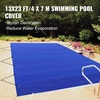 image:imageVEVOR Pool Tarpaulin Rectangular 4 x 7 m Winter Tarpaulin PVC Material Swimming Pool Cover Blue Waterproof Pool Canopy Rectangular Pool Tarpaulin DirtRepellent Tarpaulin for Pool