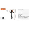 image:imageVEVOR Post Hole Digger Gas Powered 52CC 1450W Earth Auger 8 Drill Bit amp 1 Ext Rod FarmGarden Post Hole Digger EPA Certified8in 52cc
