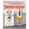 image:imageVEVOR Pressure Fermenter 15 PSI 8 Gal30L AllinOne Stainless Steel Conical Secondary Fermentation Bucket for Wine Beer Brewing Equipment16 GalFermenter20
