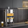 image:imageVEVOR Pressure Fermenter 15 PSI 8 Gal30L AllinOne Stainless Steel Conical Secondary Fermentation Bucket for Wine Beer Brewing Equipment16 GalFermenter10