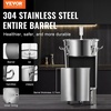 image:imageVEVOR Pressure Fermenter 15 PSI 8 Gal30L AllinOne Stainless Steel Conical Secondary Fermentation Bucket for Wine Beer Brewing Equipment8 GalFermenter10
