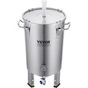 image:imageVEVOR Pressure Fermenter 15 PSI 8 Gal30L AllinOne Stainless Steel Conical Secondary Fermentation Bucket for Wine Beer Brewing Equipment8 GalFermenter10