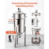 image:imageVEVOR Pressure Fermenter 15 PSI 8 Gal30L AllinOne Stainless Steel Conical Secondary Fermentation Bucket for Wine Beer Brewing Equipment8 GalFermenter20