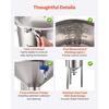 image:imageVEVOR Pressure Fermenter 15 PSI 8 Gal30L AllinOne Stainless Steel Conical Secondary Fermentation Bucket for Wine Beer Brewing Equipment8 GalFermenter20