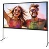 image:imageVEVOR Projector Screen with Stand 120 inch 169 4K 1080 HD Outdoor Movie Screen with Stand WrinkleFree Projection Screen with Tripods and Carry Bag for Home Theater Cinema Backyard Movie NightFlatfooted 120