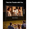 image:imageVEVOR Projector Screen with Stand 120 inch 169 4K 1080 HD Outdoor Movie Screen with Stand WrinkleFree Projection Screen with Tripods and Carry Bag for Home Theater Cinema Backyard Movie NightFlatfooted 80