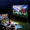 image:imageVEVOR Projector Screen with Stand 120 inch 169 4K 1080 HD Outdoor Movie Screen with Stand WrinkleFree Projection Screen with Tripods and Carry Bag for Home Theater Cinema Backyard Movie NightSixfooted 120