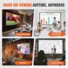 image:imageVEVOR Projector Screen with Stand 120 inch 169 4K 1080 HD Outdoor Movie Screen with Stand WrinkleFree Projection Screen with Tripods and Carry Bag for Home Theater Cinema Backyard Movie NightSixfooted 120