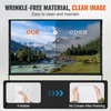 image:imageVEVOR Projector Screen with Stand 120 inch 169 4K 1080 HD Outdoor Movie Screen with Stand WrinkleFree Projection Screen with Tripods and Carry Bag for Home Theater Cinema Backyard Movie NightFlatfooted 100