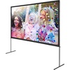 image:imageVEVOR Projector Screen with Stand 120 inch 169 4K 1080 HD Outdoor Movie Screen with Stand WrinkleFree Projection Screen with Tripods and Carry Bag for Home Theater Cinema Backyard Movie NightFlatfooted 120