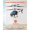 image:imageVEVOR RC Helicopter 24GHz Flying Remote Control Helicopter 35 Channel RC Airplane for Kid 16 Mins Flight Time Altitude Hold OneKey TakeoffLanding amp LED Lights Toys for Kids Ages 8 and upBlue  Black