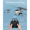 image:imageVEVOR RC Helicopter 24GHz Flying Remote Control Helicopter 35 Channel RC Airplane for Kid 16 Mins Flight Time Altitude Hold OneKey TakeoffLanding amp LED Lights Toys for Kids Ages 8 and upGray