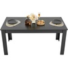 image:imageVEVOR Rectangle Dining Table 63 inch Length Large Wood Tables for 46 Person Modern Dinner Furniture Conference Desk Supporting for 330LBS for Home Kitchen Living Room BlackOnly Table
