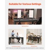image:imageVEVOR Rectangle Dining Table 63 inch Length Large Wood Tables for 46 Person Modern Dinner Furniture Conference Desk Supporting for 330LBS for Home Kitchen Living Room BlackOnly Table