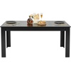 image:imageVEVOR Rectangle Dining Table 63 inch Length Large Wood Tables for 46 Person Modern Dinner Furniture Conference Desk Supporting for 330LBS for Home Kitchen Living Room BlackOnly Table