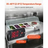 image:imageVEVOR Refrigerated Condiment Prep Station 150 W Countertop Refrigerated Condiment Station with Eight 16 Pans 304 Stainless Body and PC Lid Sandwich Prep Table for Restaurant amp Food StallNew Glass 48 in